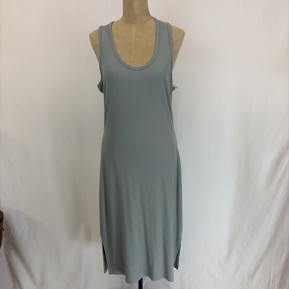 NWT Another Love Dear John Green Ribbed Knit Maxi Tank Dress LARGE #0646